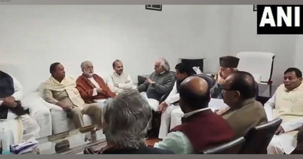 Floor leaders of INDIA bloc meet in Parliament, demand statement on Parliament security breach